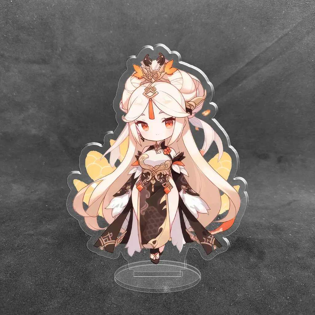 Акрилова колекційна фігурка Геншин Імпакт - Genshin Impact Chibi Нін Гуан 10 см