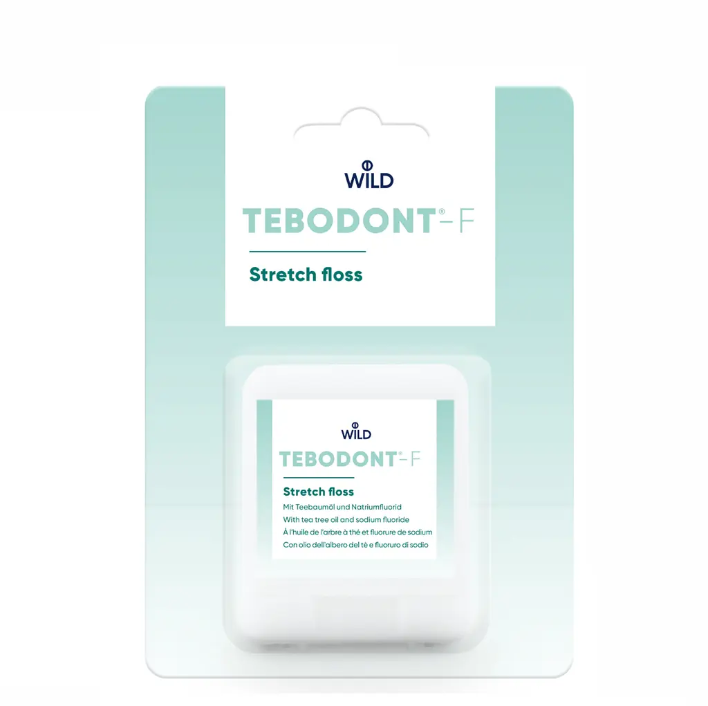 Зубна нитка Dr. Wild Tebodont з маслом чайного дерева і фторидом натрію 50 м - фото 2