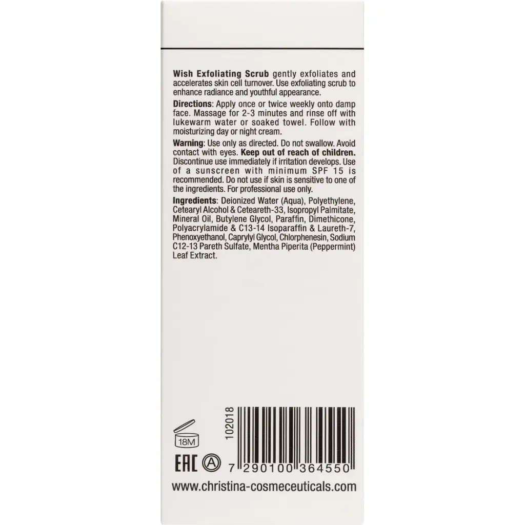 Скраб-ексфоліатор Christina Wish Exfoliating Scrub 75 мл - фото 3