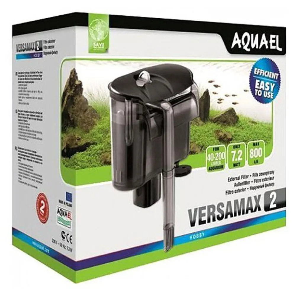 Навесной фильтр Aquael Versamax-2 для аквариума 40-200 л - фото 3