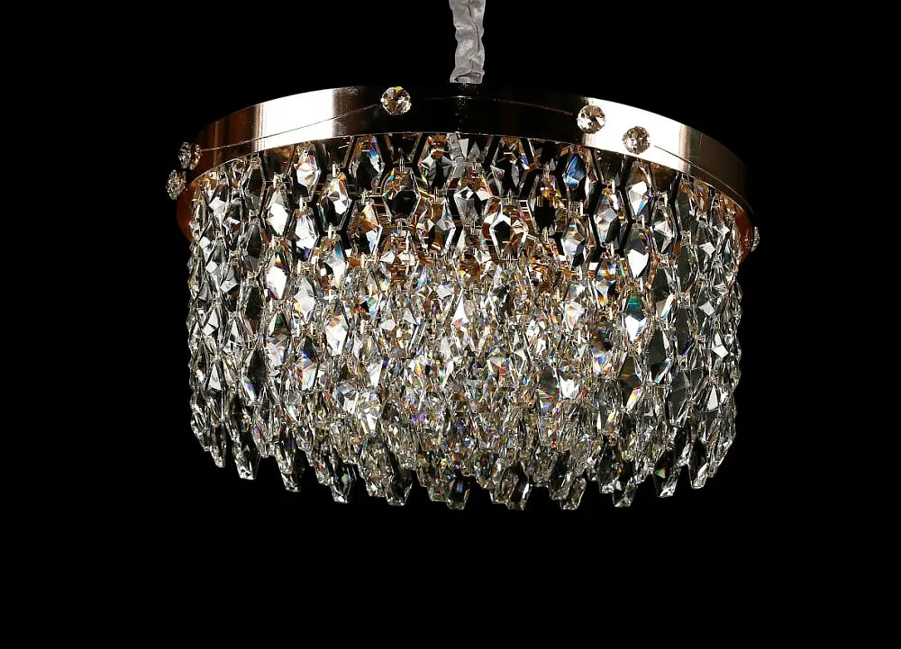 Люстра хрустальная Splendid Ray L8588/500/9, 9 ламп, E14, золото/белый, современный стиль - фото 2