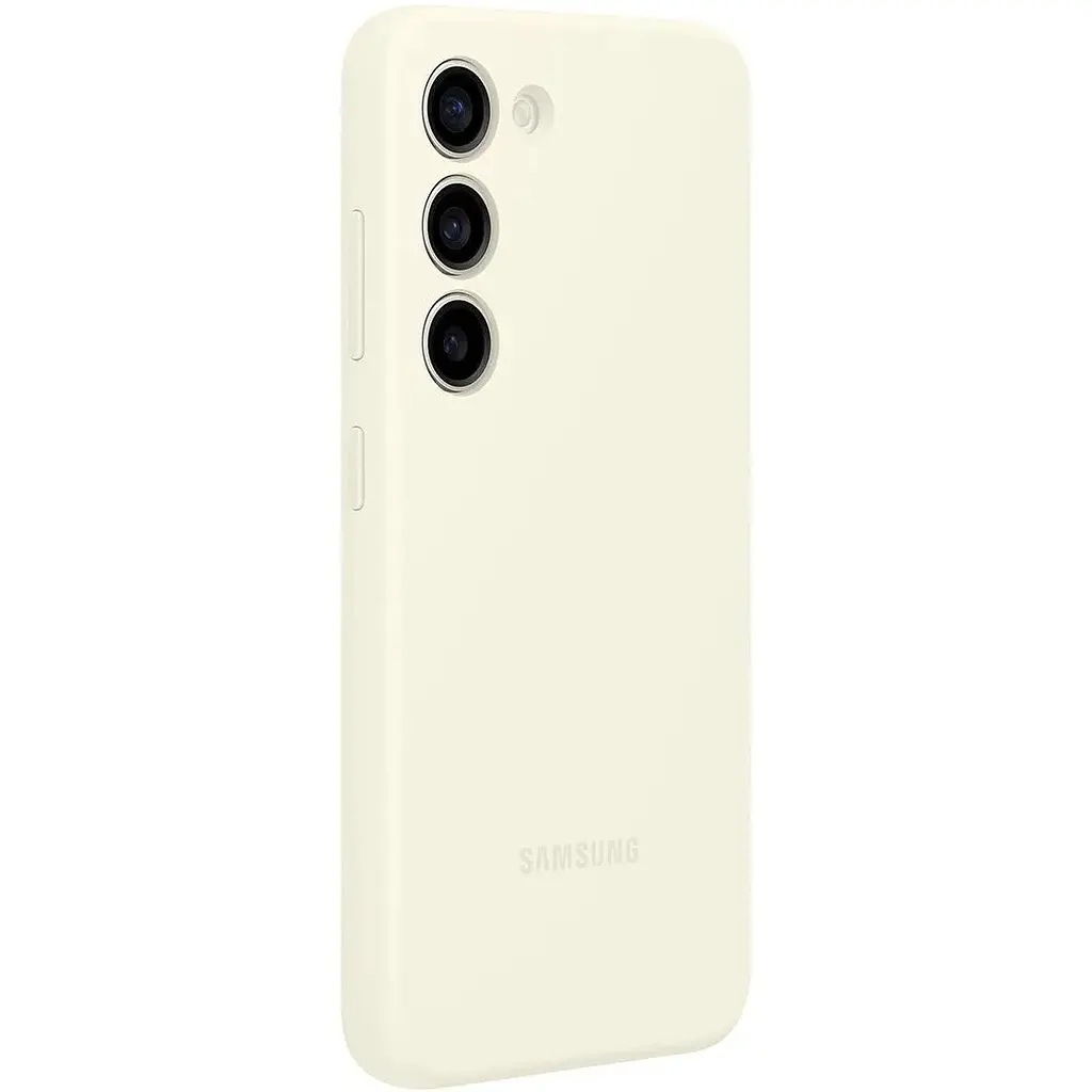 Оригінальний силіконовий чохол Samsung для Galaxy S23 Plus (6.6") Samsung Silicone Case EF-PS916TUEGRU Cotton - фото 2