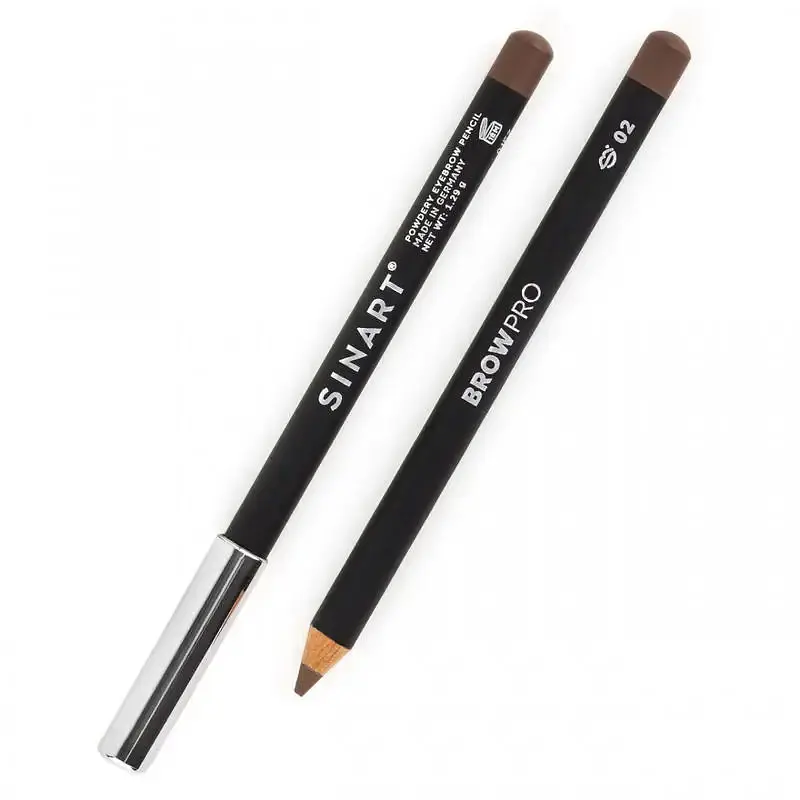 Карандаш для бровей Sinart Podery Eyebrow Pencil 02 пудровый 1.2 г - фото 2