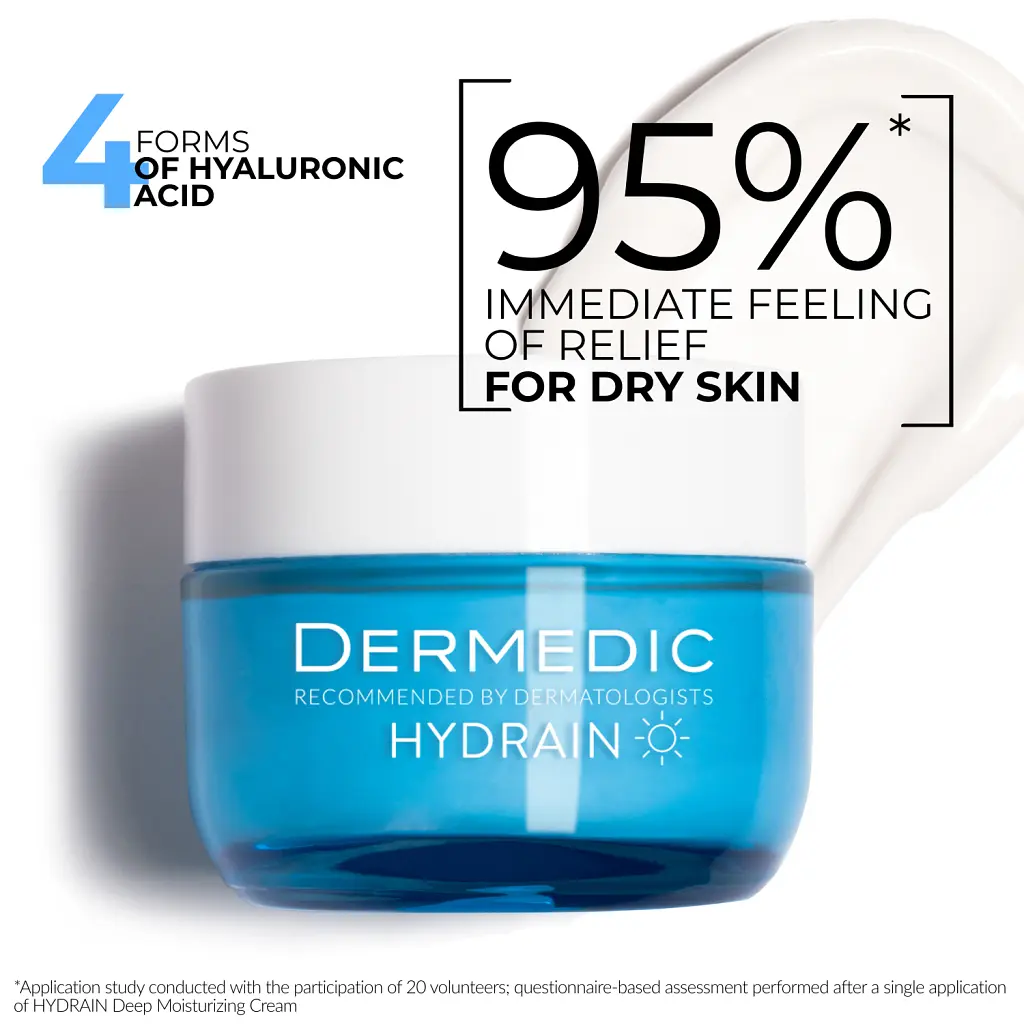 Крем для обличчя Dermedic Hydrain 3 Hialuro Глибокого зволоження Денний 50 г (5901643176280) - фото 5
