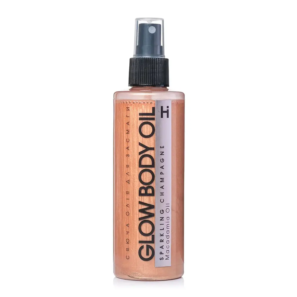 Сияющее масло для загара Hillary Sparkling Champagne Glow Body Oil 200 мл - фото 2