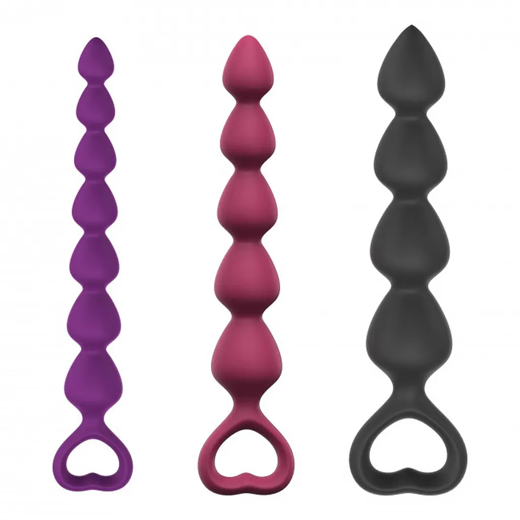 Анальний ланцюжок Love To Love Bing Bang S 18 см (фіолетовий) - фото 7