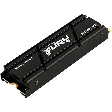 SSD диск Kingston FURY Renegade with Heatsink 2TB NVMe M.2 2280 PCIe 4.0 x4 3D NAND TLC (SFYRDK/2000G) - фото 2