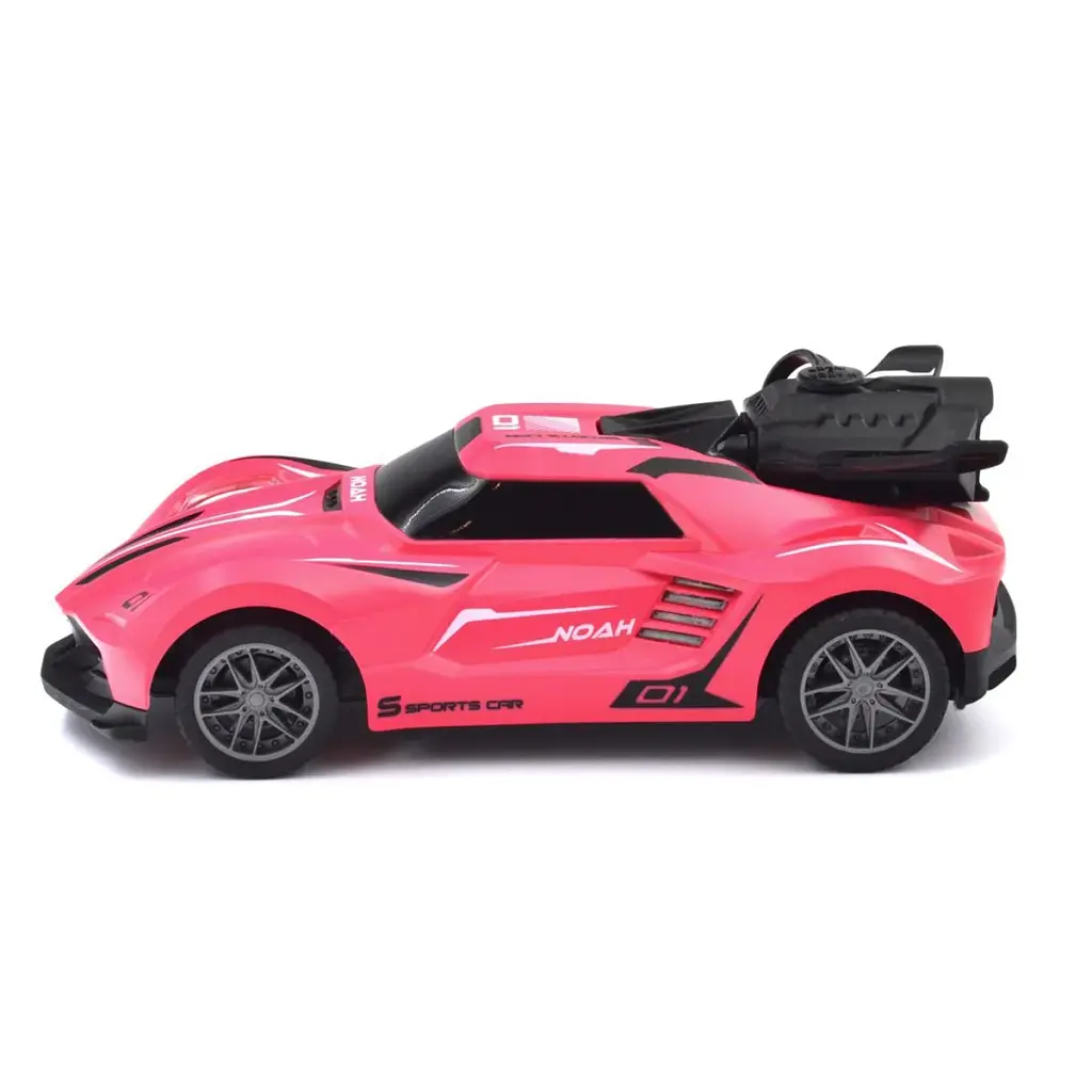 Автомобіль SPRAY CAR на р/к – SPORT (рожевий, 1:24, світло, вихлопна пара) - фото 10