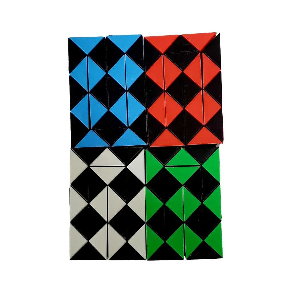 Игра 6688 B логика, змейка, 4 цвета, кубики, 6,5 × 4,5 × 1,5 см (6903134877019) МИКС - фото 2