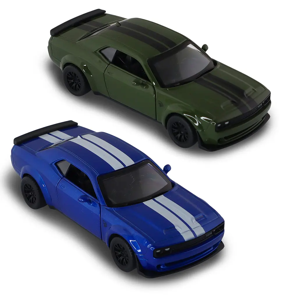 Автомодель TechnoDrive Dodge Challenger SRT Jailbreak 2022 синій зелений (250949) - фото 7