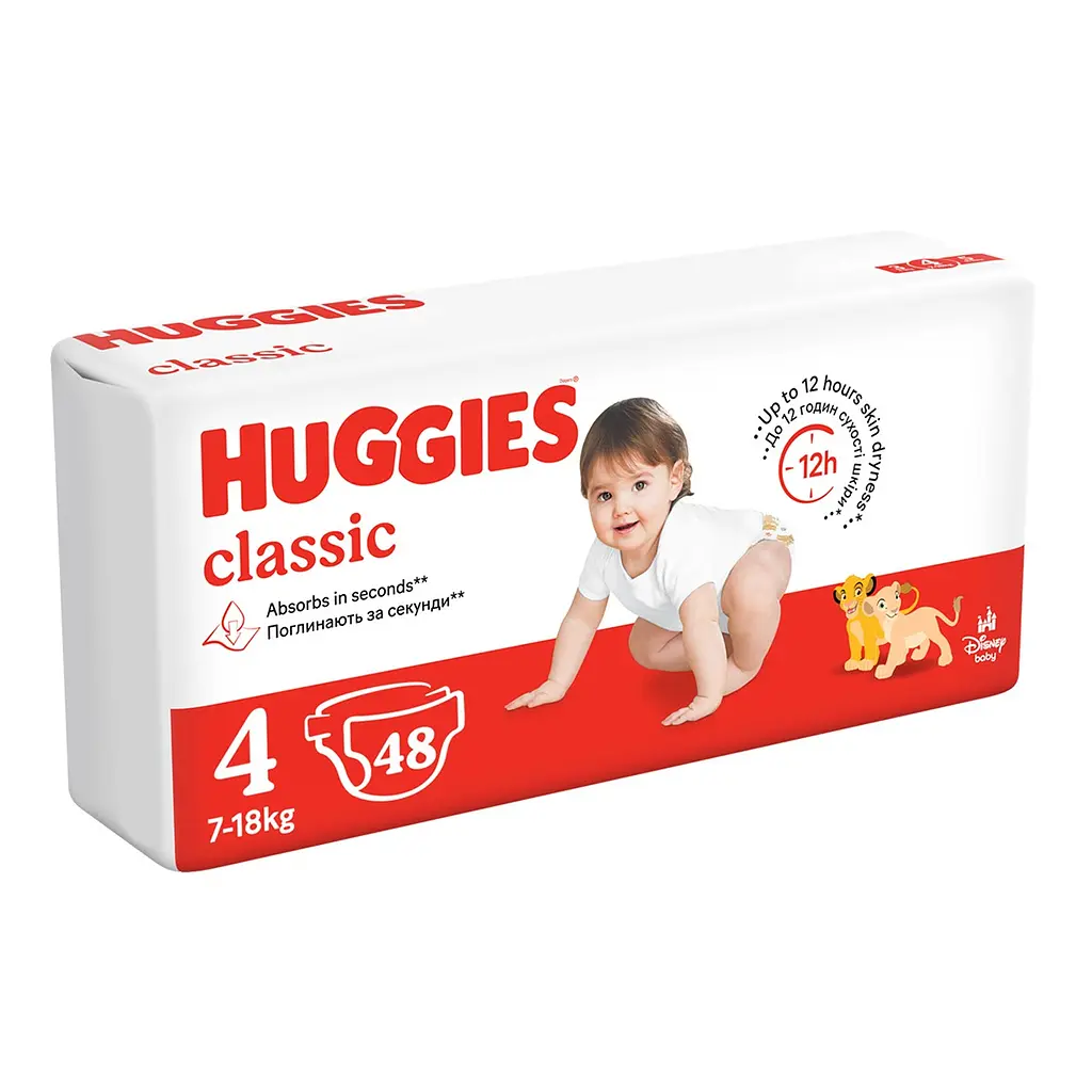 Підгузки Huggies Classic (4), 48 шт. - фото 2
