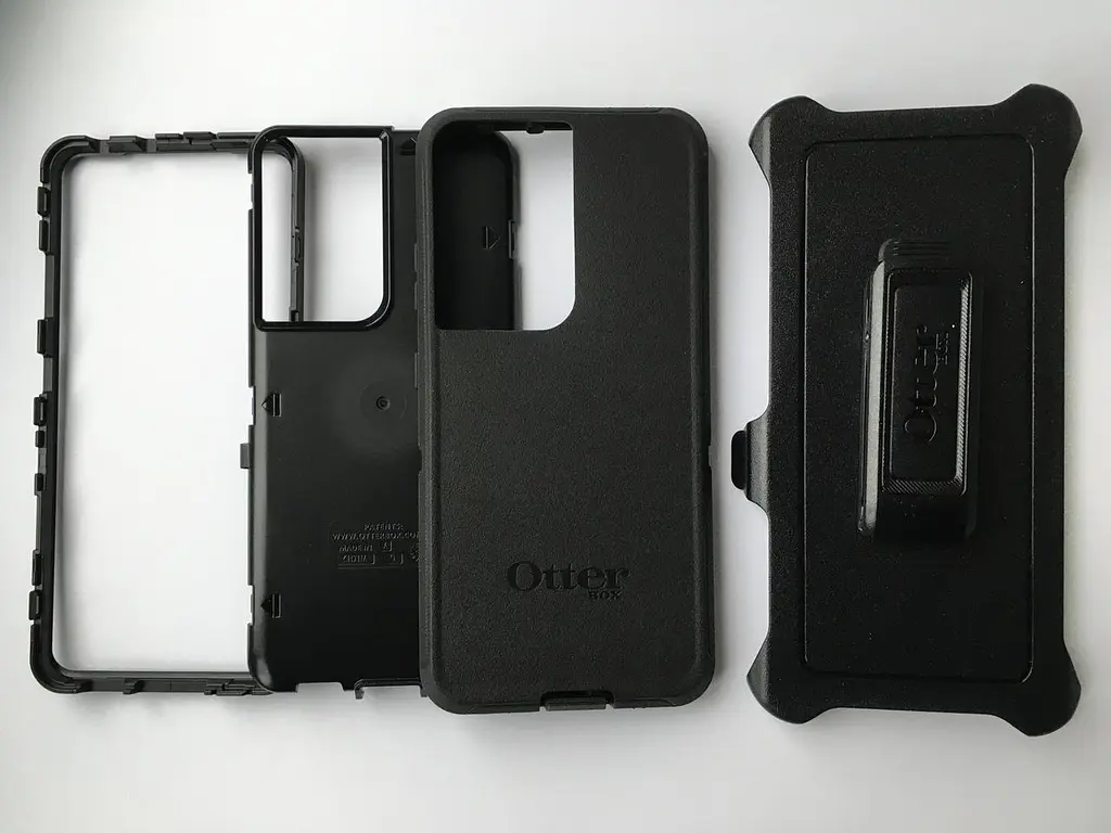 Чохол протиударний із кліпсою-підставкою OtterBox Defender Series 77-81253 для Samsung Galaxy S21 Ultra (6.8") Black - фото 8