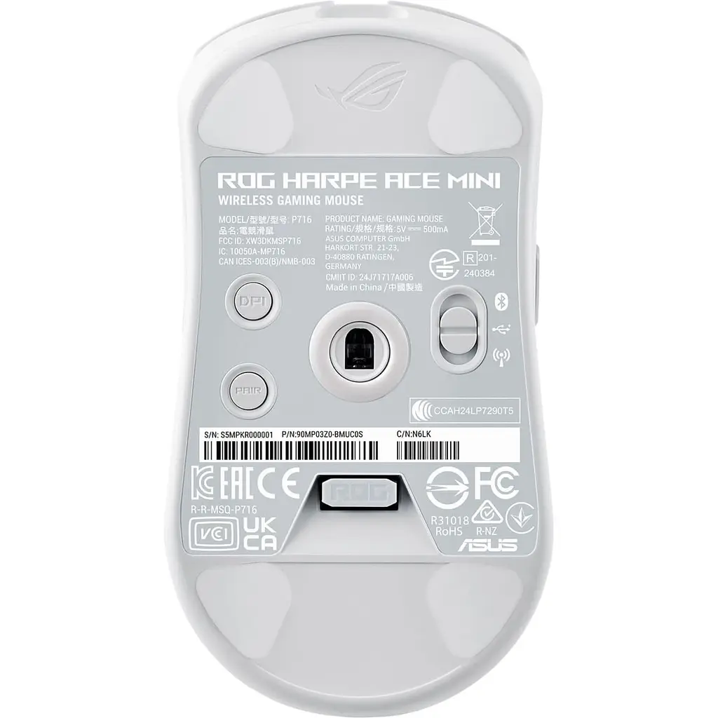 Миша ASUS ROG Harpe Ace Mini Wireless White (90MP03Z0-BMUA10) - фото 2