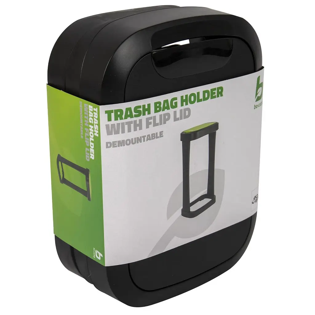 Корзина для сміття складана Bo-Camp Flip Lid 120L Black (6315225) - фото 3