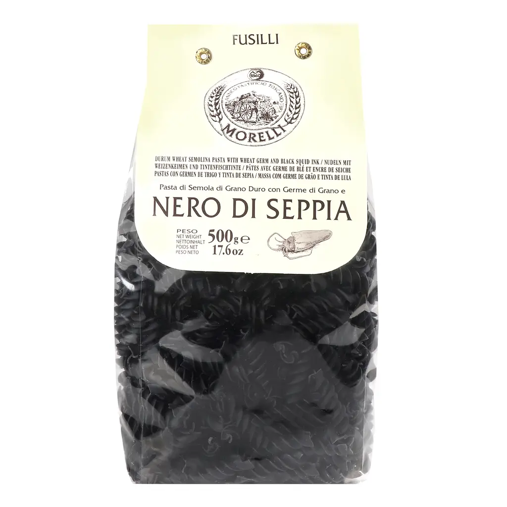 Изделия макаронные Morelli Фузилли с чернилами каракатицы 500 г (949408) - фото 2