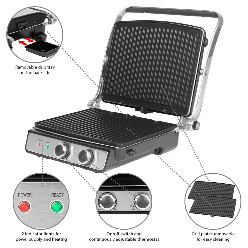Гриль контактний Profi Cook PC-KG 1029 - фото 7