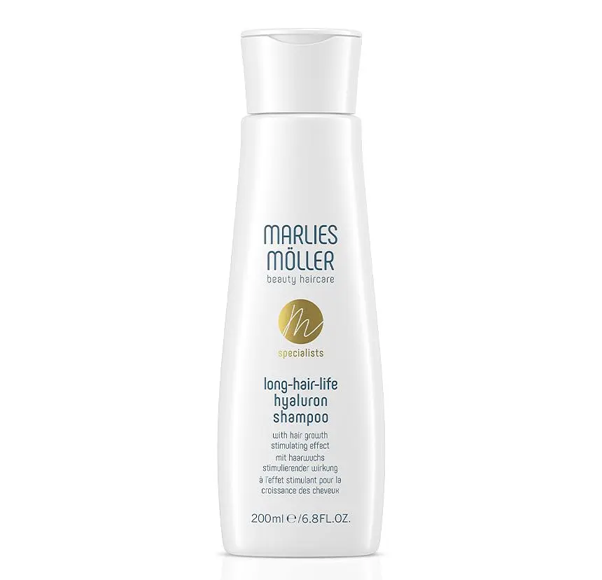 Шампунь для стимуляції росту волосся з гілуроном Long Hair Life Hyaluron Shampoo Marlies Moller 200 мл - фото 3