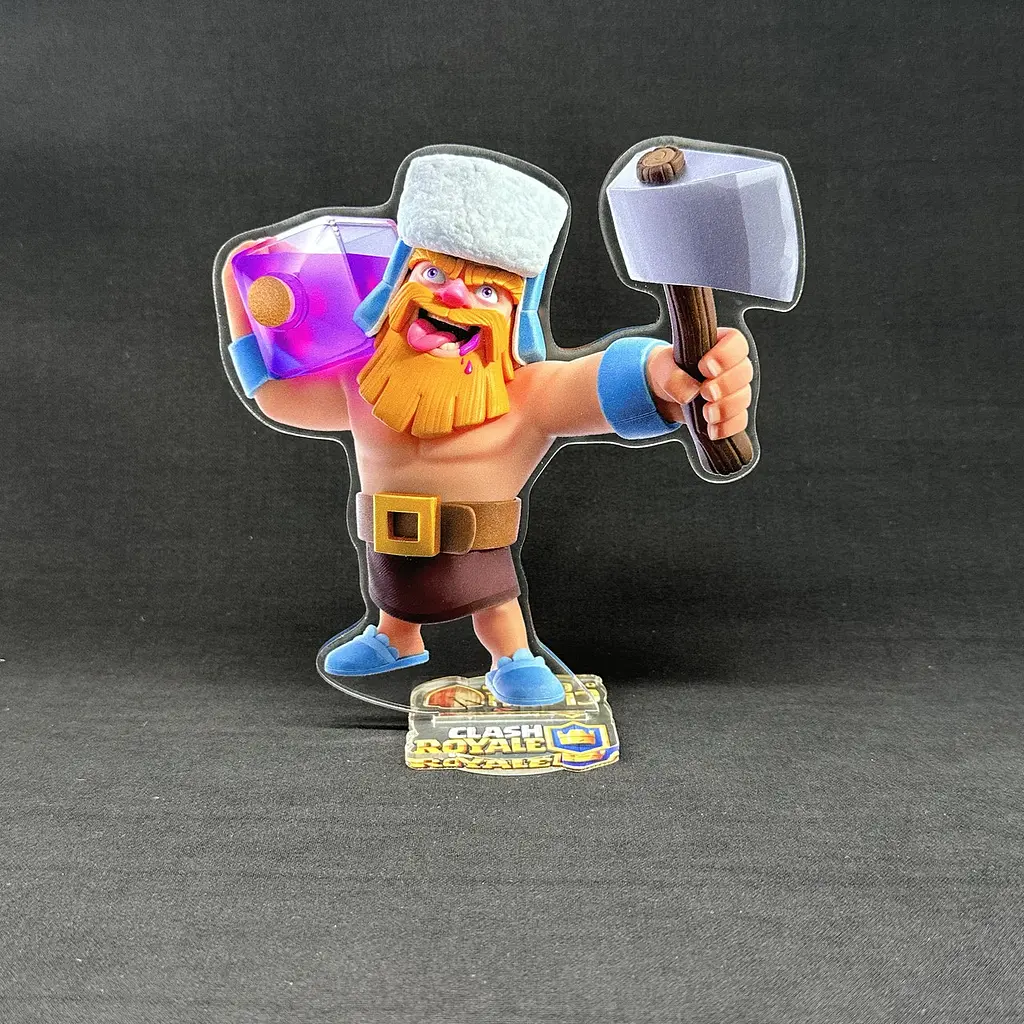 Акрилова колекційна фігурка Clash of Clans, Clash Royale Дроворуб 15 см