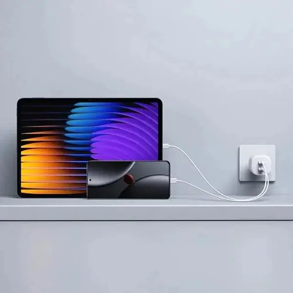Блок адаптер - зарядний пристрій Xiaomi 45W Nano Turbo (2 виходи Type-C) (BHR087OEU) - фото 4