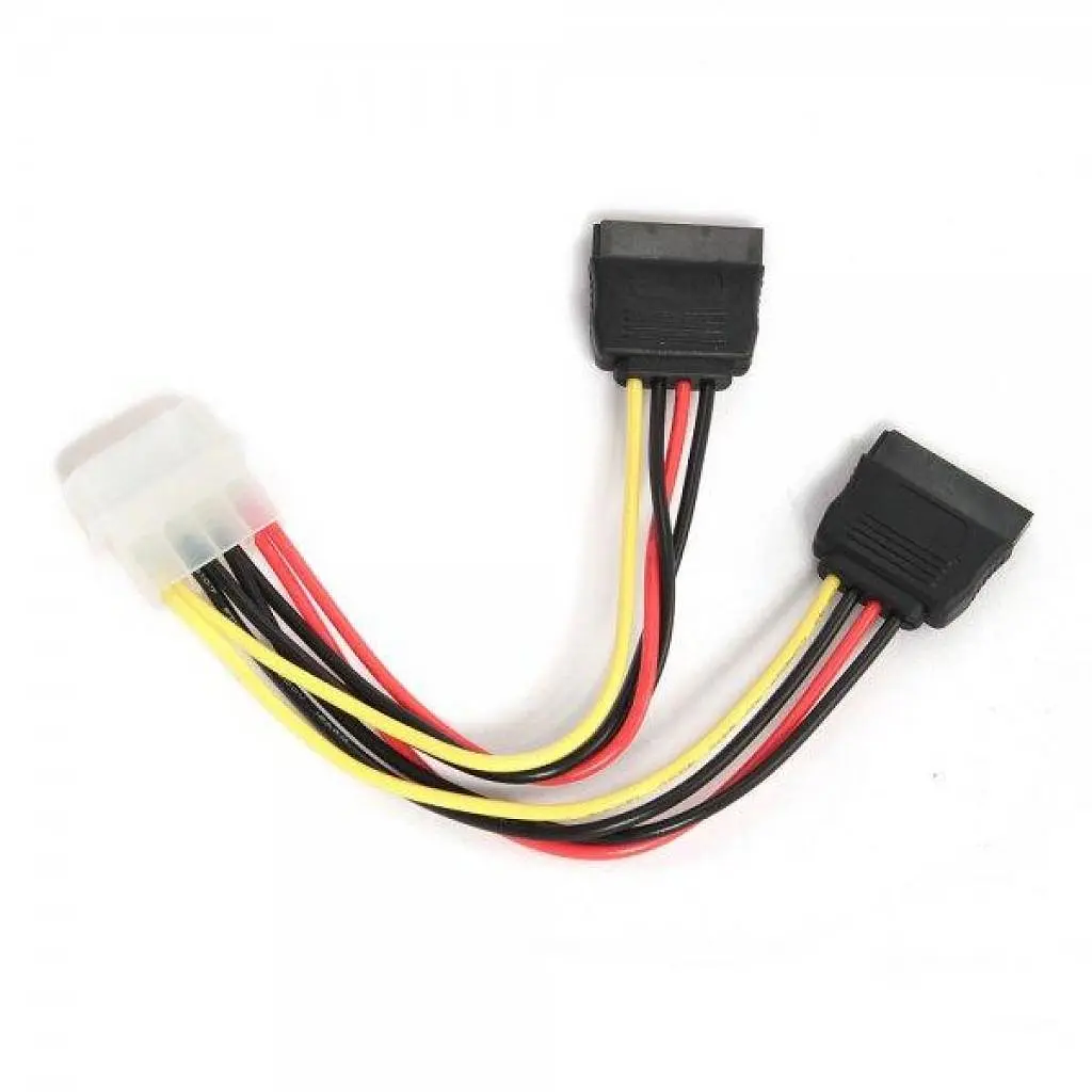 Кабель питания Molex to 2xSATA power 0.3m Cablexpert (CC-SATA-PSY-0.3M) - фото 2