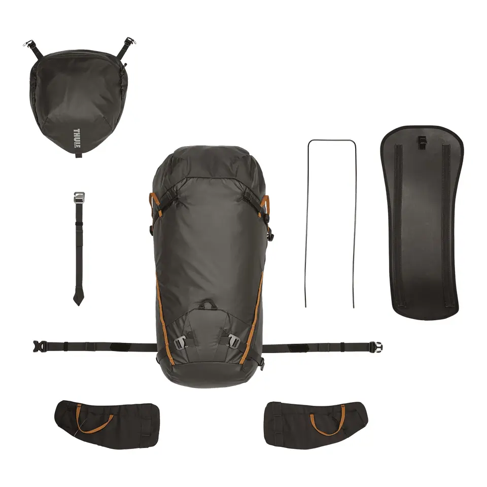 Рюкзак Stir Alpine 40L Туристический Backpack TSTU-340 Obsidian Thule sum0027979 - фото 3