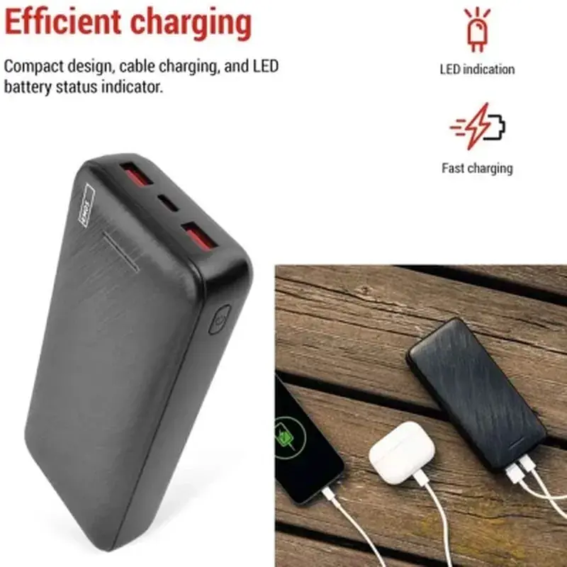 Батарея універсальна EMOS 20000mAh AlphaQ3, 22.5W, black (B0572B) - фото 11