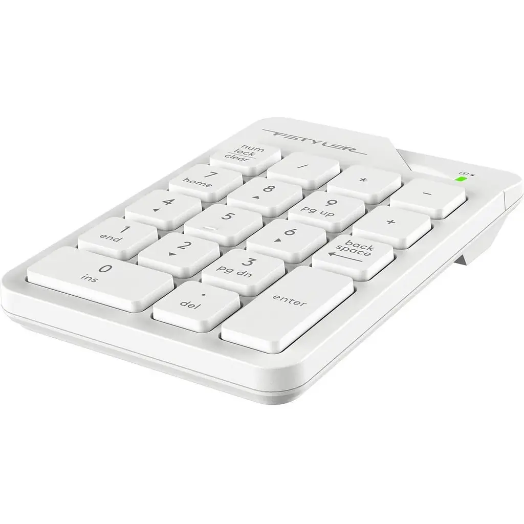 Клавиатура A4Tech Fstyler FGK21C Wireless White (Numpad) (FGK21C (White)) - фото 6
