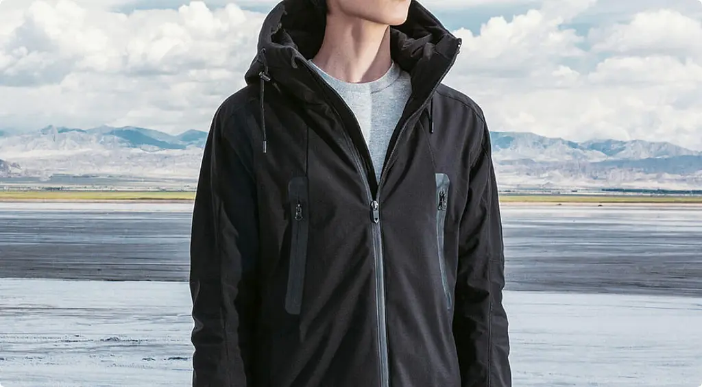 Термокуртка Hot Temperature Control Down Jacket XXL черная  - фото 2