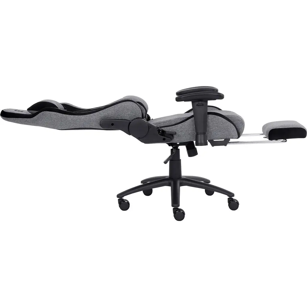 Геймерське крісло GT Racer X-2534-F Fabric Gray/Black Suede [121429] - фото 6