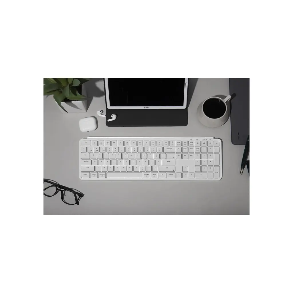 Клавіатура Keychron B6 Pro Wireless/Bluetooth/USB UA Ivory White (B6P-K8-UA) - фото 5