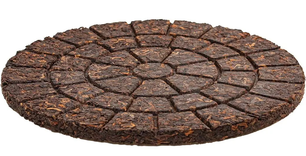 Чай Jinglong Tea Factory Шу Пуэр Цзин Лун Waffle 2024 г., блин, 200 г - фото 4