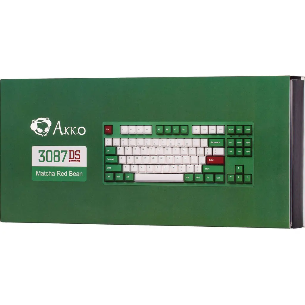 Клавиатура Akko 3087 Matcha Red Bean Cherry MX Red Green [A3087_MA_CR] [94254] - фото 8