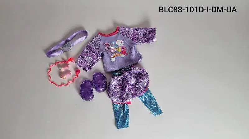 Ляльковий наряд взуття заколки 3 види (BLC88-101D-I-DM-UA) в асортименті - фото 3