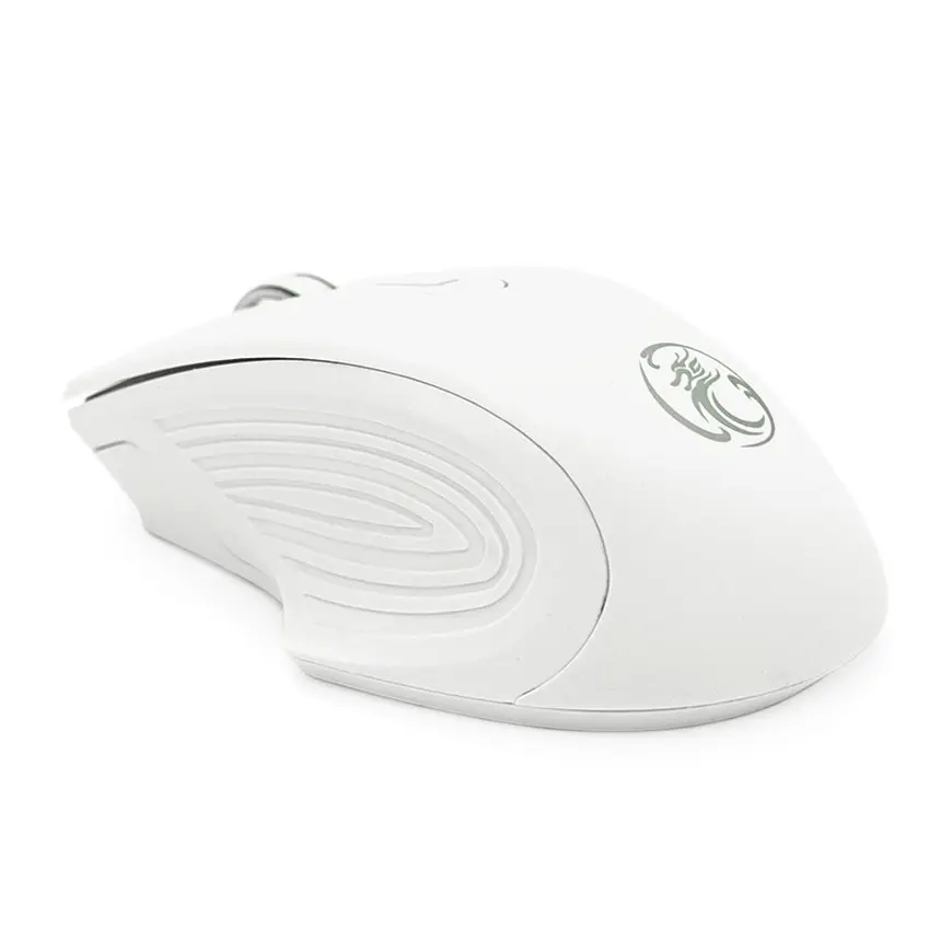 Игровая мышь беспроводная iMICE G1800 Rechargeable, 4 кнопок, аккумулятор, 1600dpi, 2.4Ghz, White - фото 3