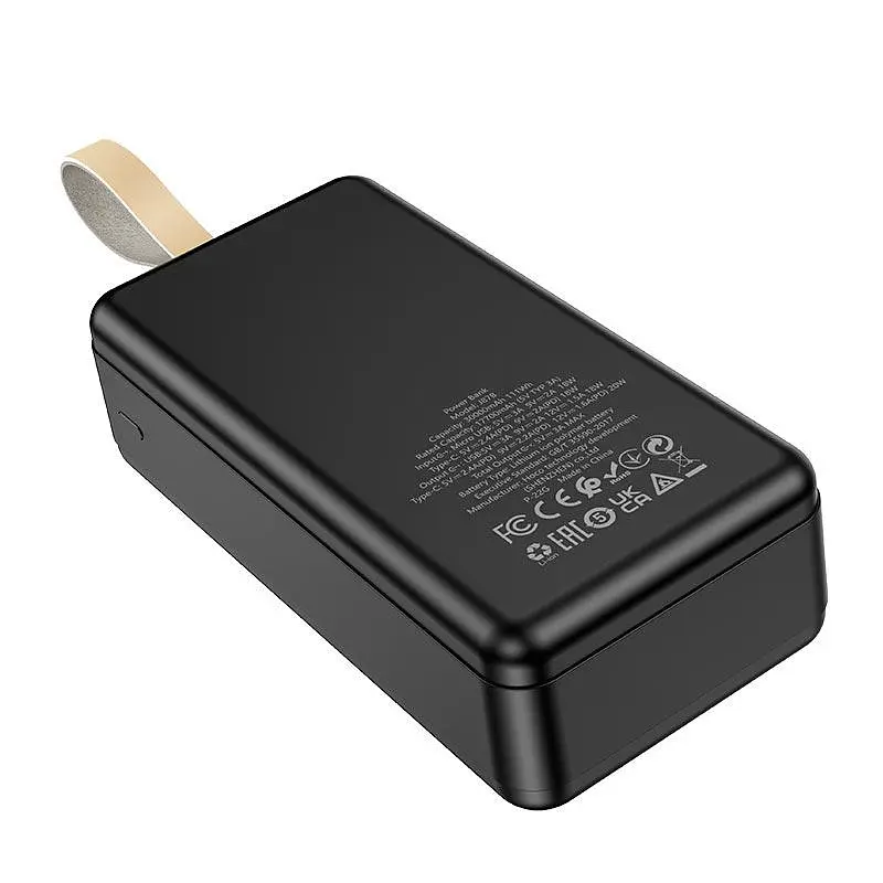 Внешний аккумулятор Hoco J87B Tacker power bank 30000mAh 3 выхода черный - фото 3