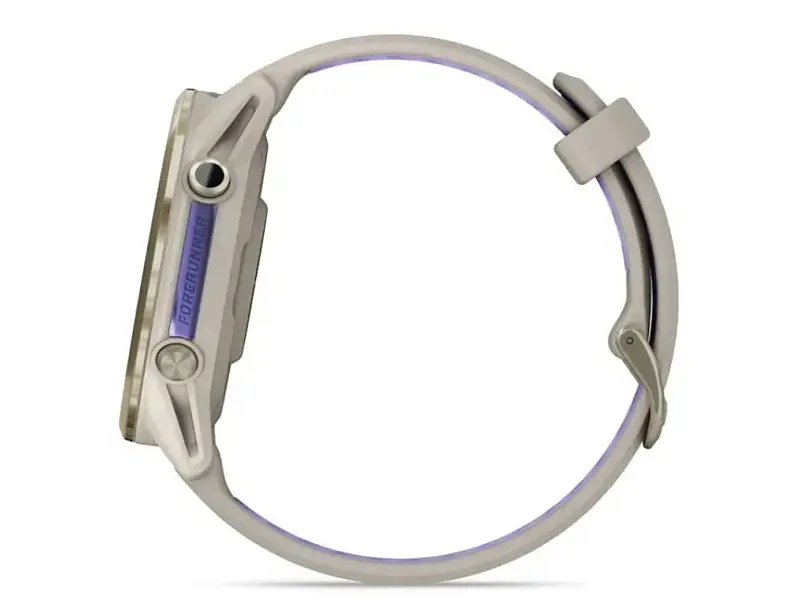 Смарт-годинник Garmin Forerunner 970 Soft Gold Titanium w. French Gray C. and French Gray/T. Indigo Band (010-02969-02/12/62) - фото 2