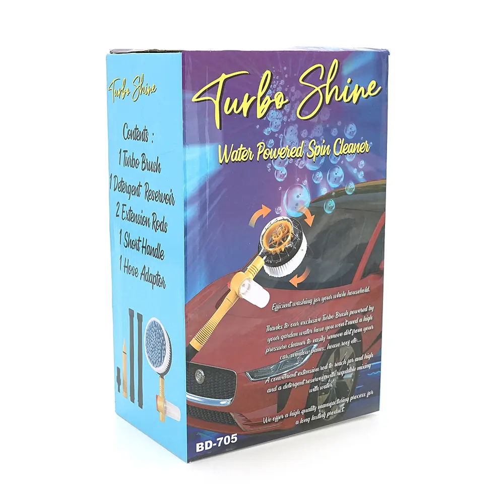 Щітка-насадка, що обертається, для шланга Turbo Shine YT-705, ємність під мило, Box - фото 2