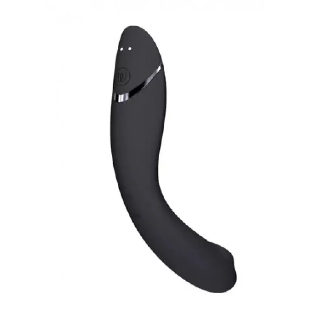 Лубрикант Womanizer OG + 50 мл - Вібратор для точки G з вакуумною стимуляцією, 17.6х3.9 см сірий - фото 2