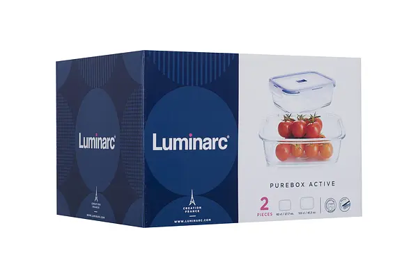 Набір контейнерів Luminarc Pure Box Active 820 мл + 1220 мл (P5505) - фото 4