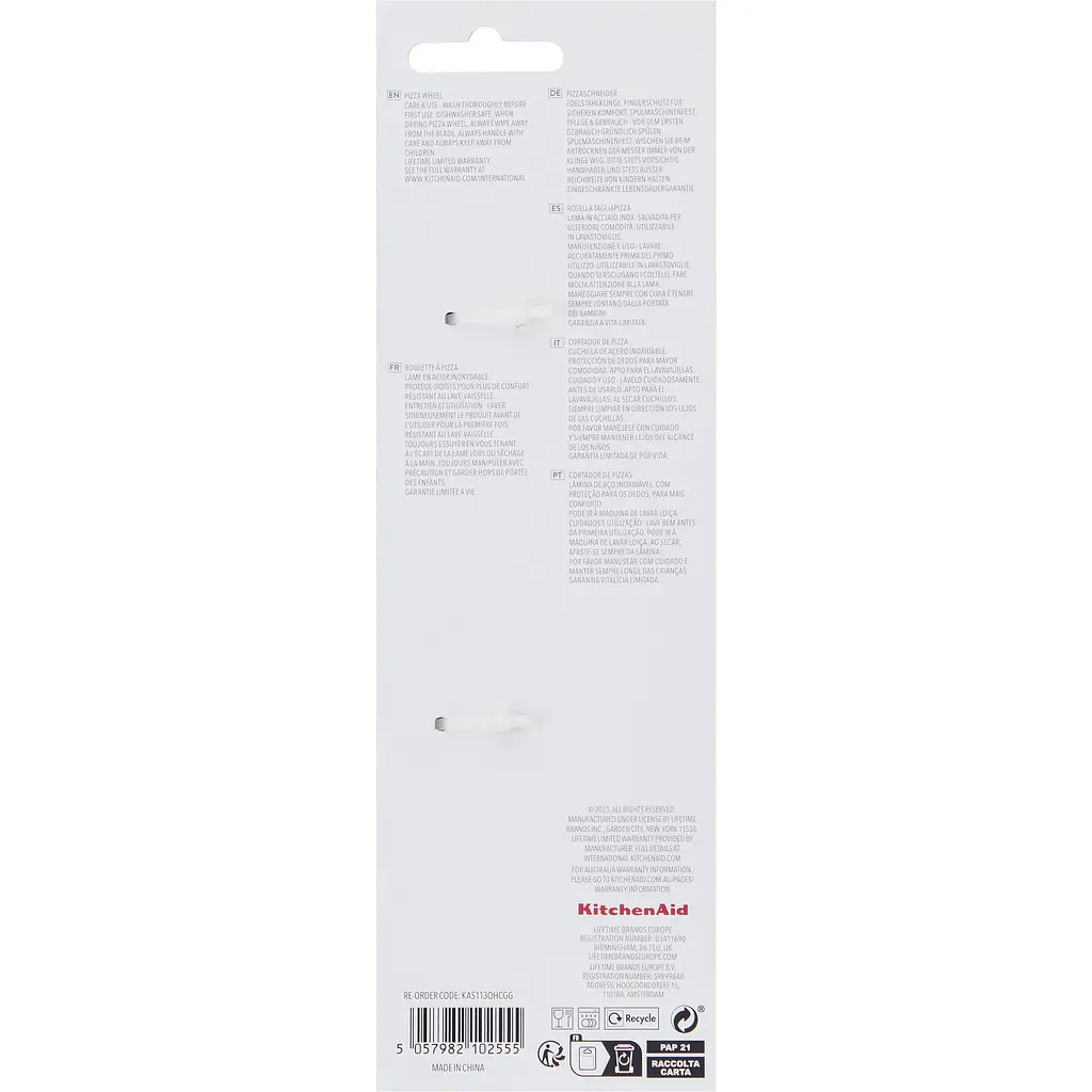 Нож для пиццы KitchenAid Coreline серый (KAS113OHCGG) - фото 4