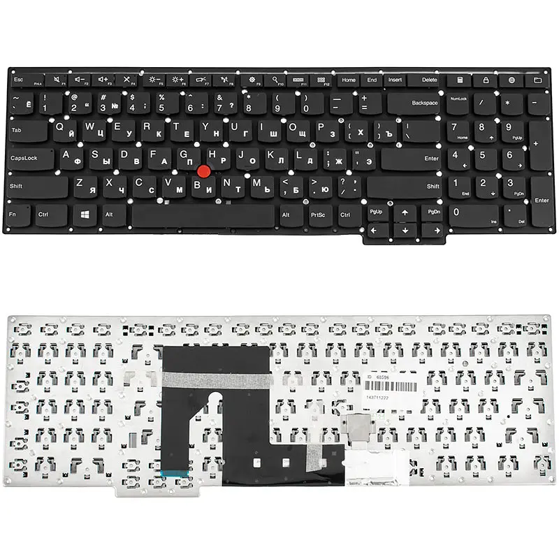 Клавіатура для ноутбука LENOVO (ThinkPad: S531, S540) rus, black, без фрейма - фото 2