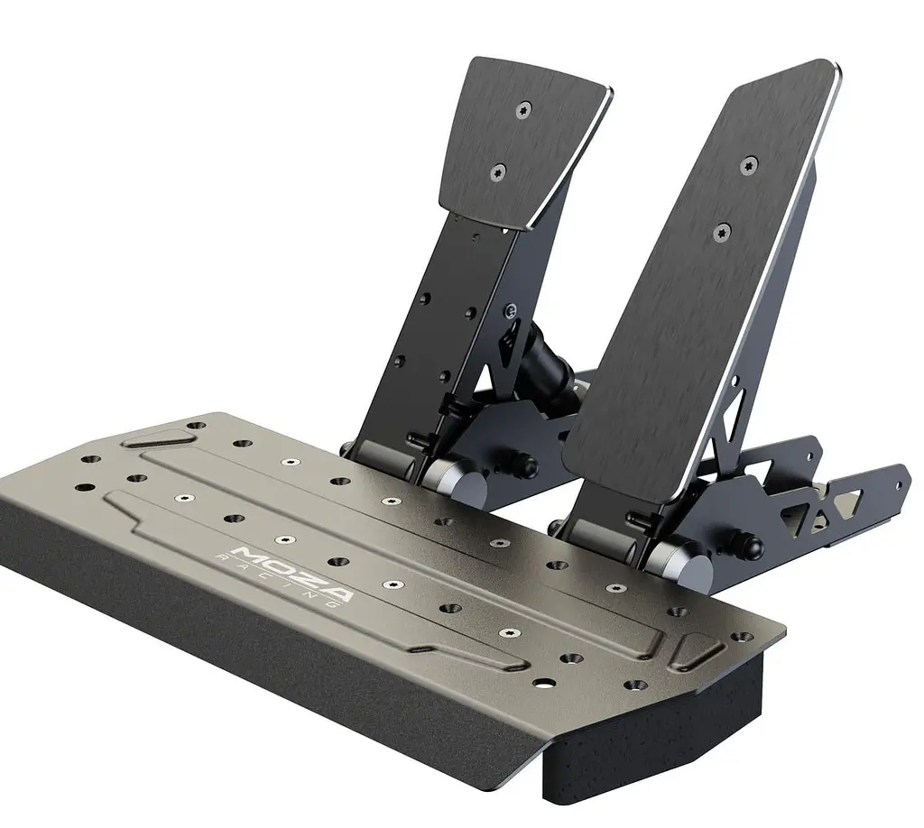 Комплект педалей MOZA SR-P USB Тензодатчик 100kg (2 педалі) Black - фото 2