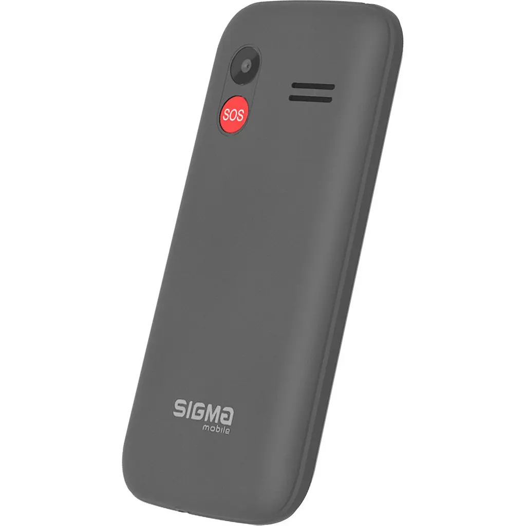 Мобильный телефон (бабушкофон) Sigma mobile Comfort 50 HIT Grey - фото 4