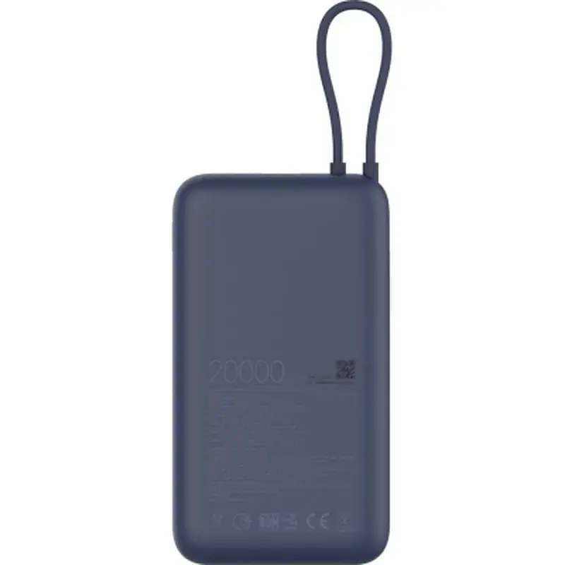 Батарея універсальна Xiaomi 20000mAh 33W Integrated Cable (BHR8975GL / 1096299) - фото 5