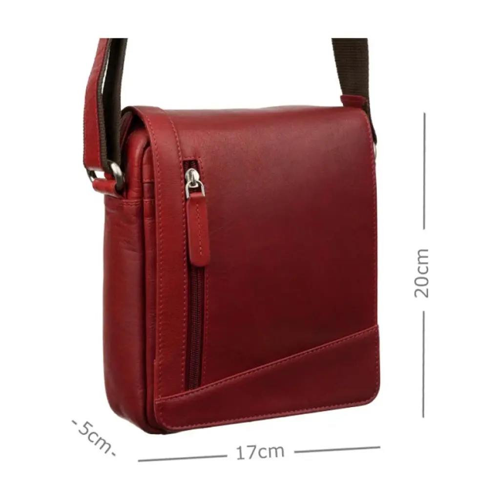 Сумка Visconti S7 Messenger Bag A5 Lee Red (S7 RED) - фото 2
