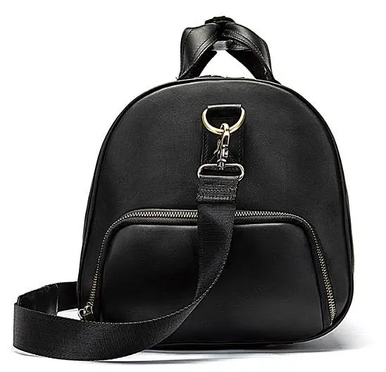 Кожаная дорожная сумка мужская Vintage 47.5х32х23 см sum0012534 - фото 3