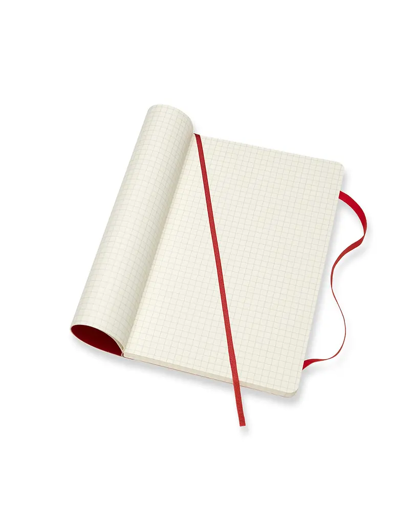 Записник Moleskine Classic середній, Клітинка Червоний М’який (QP617F2) - фото 4