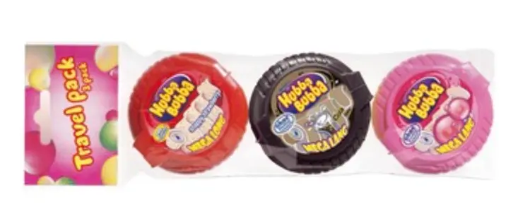 Набір жувальних гумок Hubba Bubba Travel Pack 3х168г - фото 3