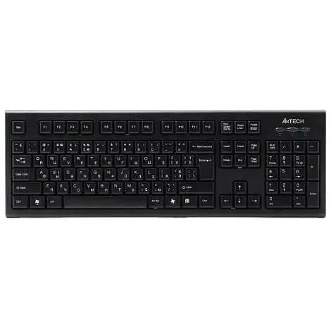 Клавиатура проводная A4Tech KR-85 PS/2 Black