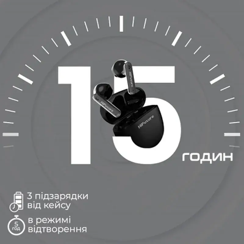 Навушники HiFuture ColorBuds2 Black (colorbuds2.black) - фото 3